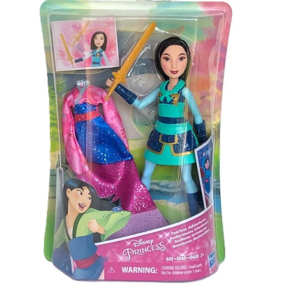 New in Box-Hasbro Disney Princess Fearless Adventures Mulan - Picture 3 of 16